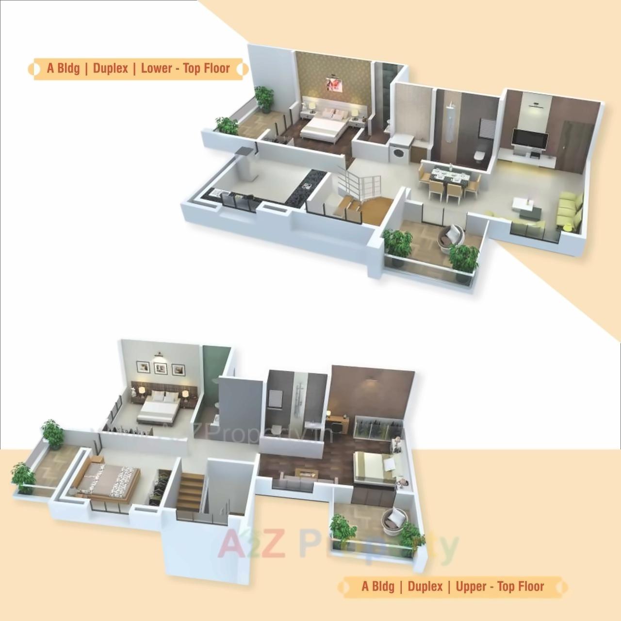 Layout of real estate project Ram Srushti located at Pimpri-chinchawad-m-corp, Pune, Maharashtra