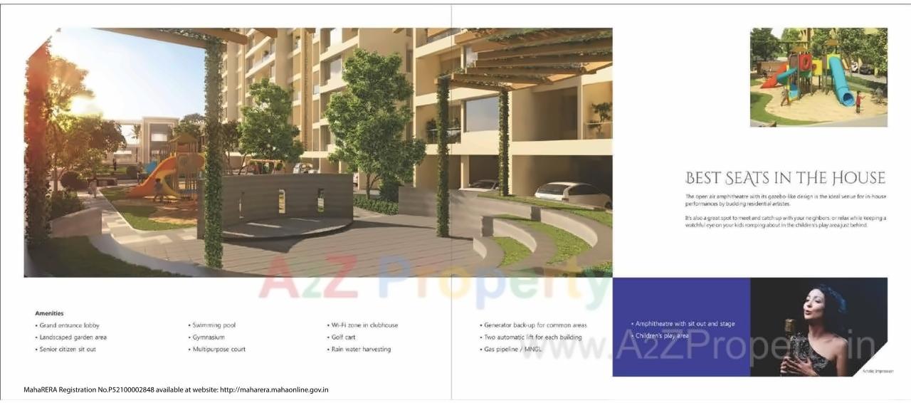 3D Elevation of real estate project Ravinanda Trinity located at Wagholi, Pune, Maharashtra