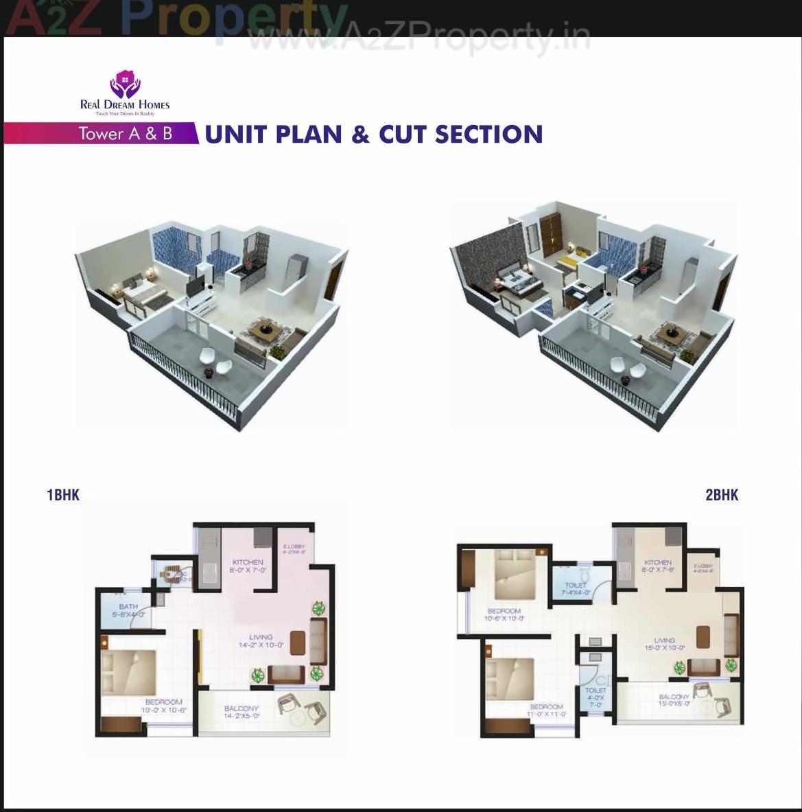 Layout of real estate project Real Dream Homes located at Varale, Pune, Maharashtra