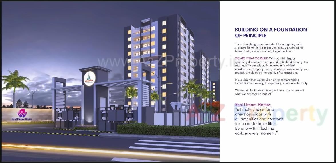 3D Elevation of real estate project Real Dream Homes located at Varale, Pune, Maharashtra