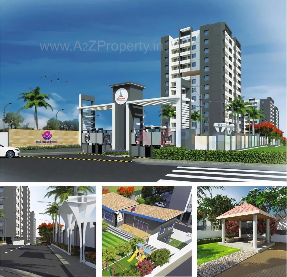 3D Elevation of real estate project Real Dream Homes located at Varale, Pune, Maharashtra