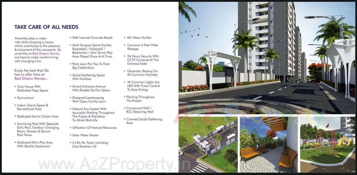 3D Elevation of real estate project Real Dream Homes located at Varale, Pune, Maharashtra