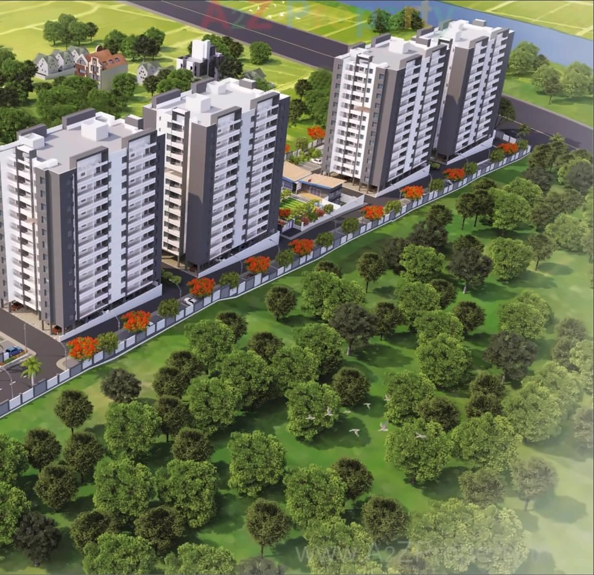 3D Elevation of real estate project Real Dream Homes located at Varale, Pune, Maharashtra