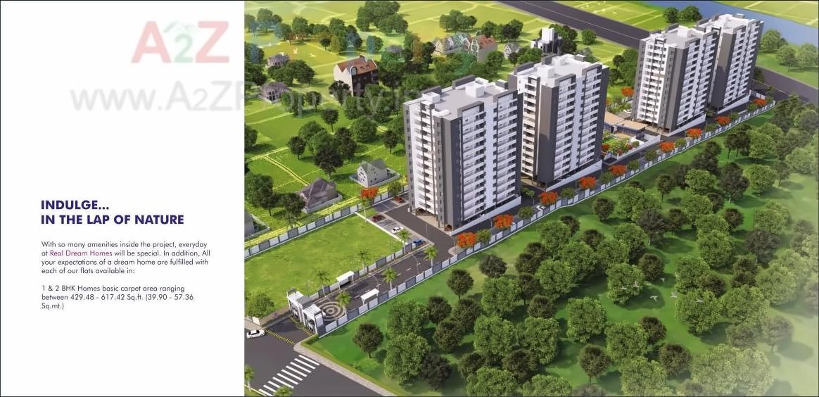 3D Elevation of real estate project Real Dream Homes located at Varale, Pune, Maharashtra