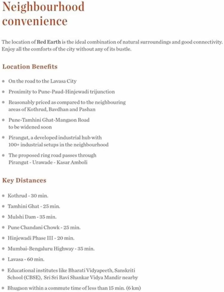  of real estate project Red Earth located at Uravade, Pune, Maharashtra