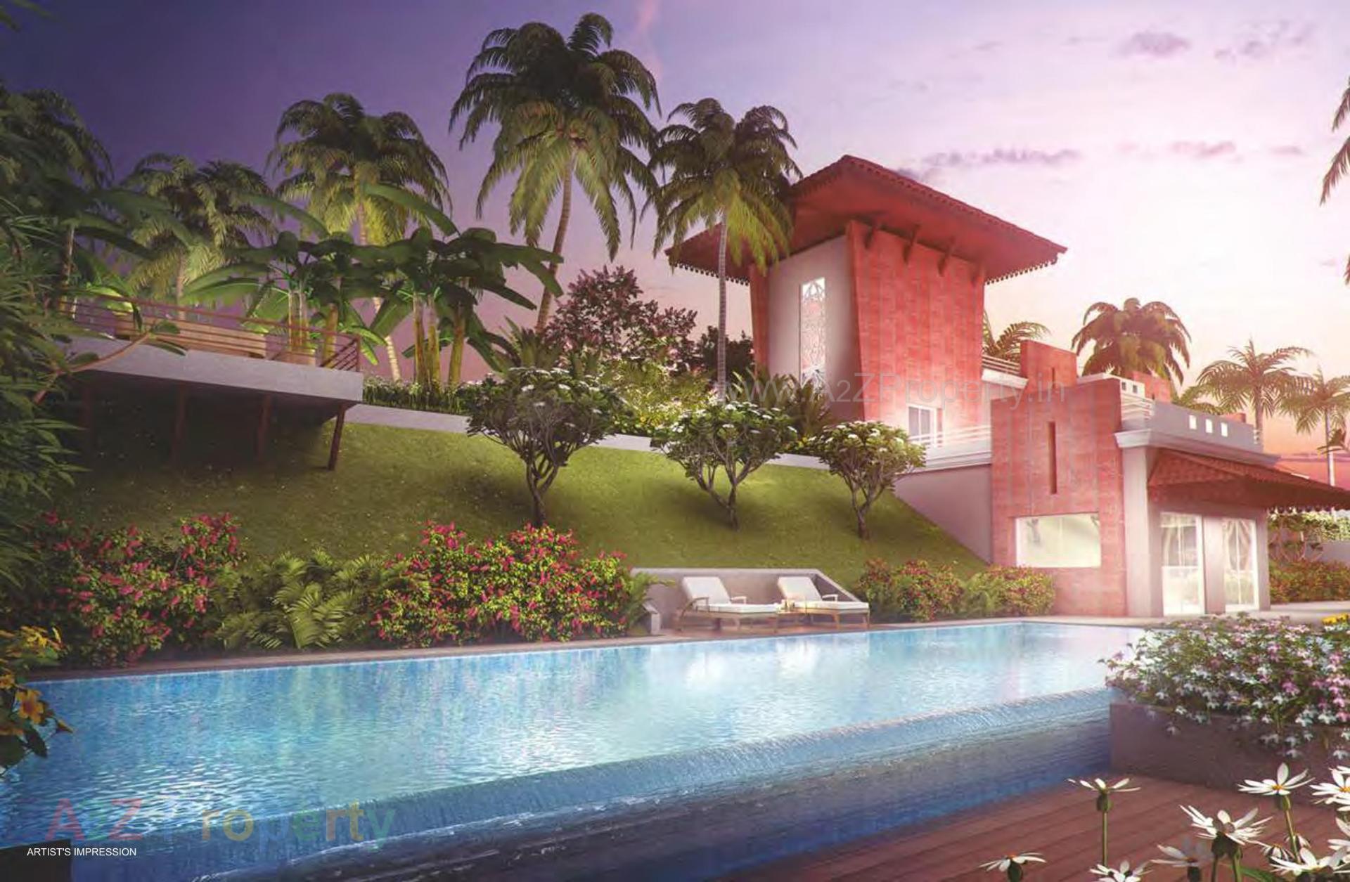 3D Elevation of real estate project Red Earth located at Uravade, Pune, Maharashtra