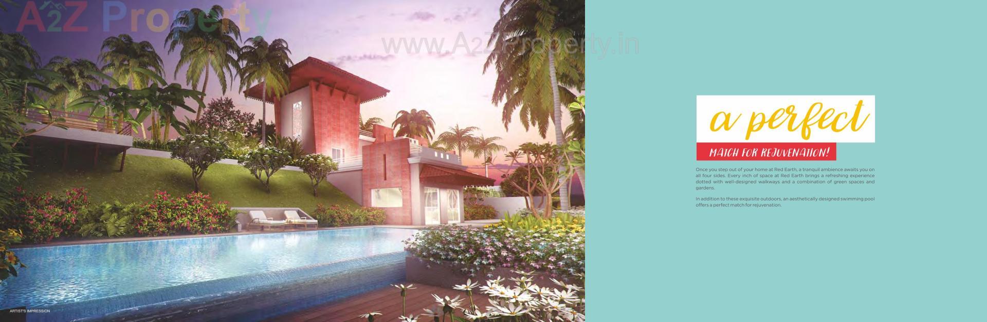 3D Elevation of real estate project Red Earth located at Uravade, Pune, Maharashtra