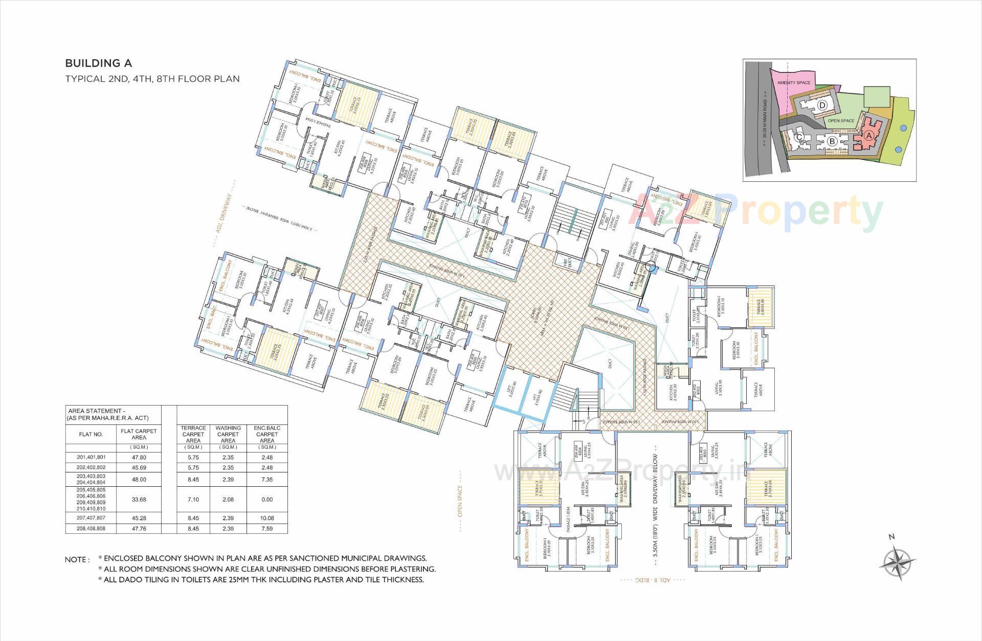 Layout of real estate project Red Earth located at Uravade, Pune, Maharashtra