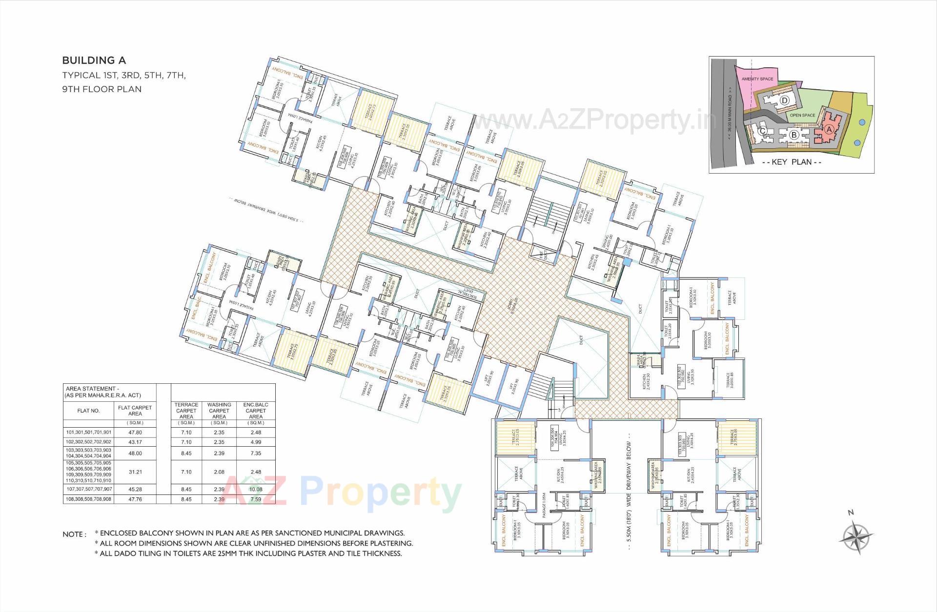 Layout of real estate project Red Earth located at Uravade, Pune, Maharashtra