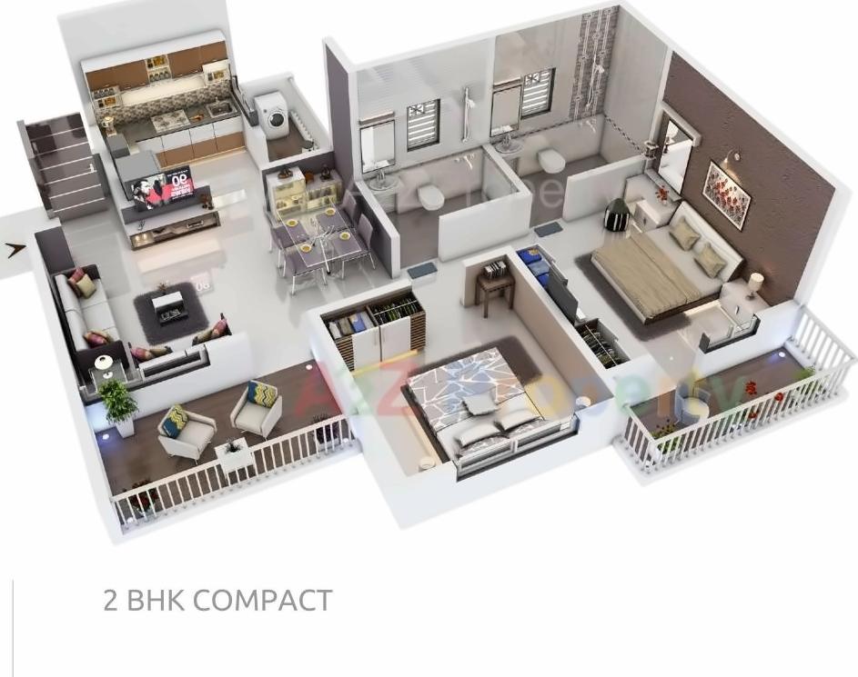 Layout of real estate project Reelicon Fairy Bell located at Sus, Pune, Maharashtra