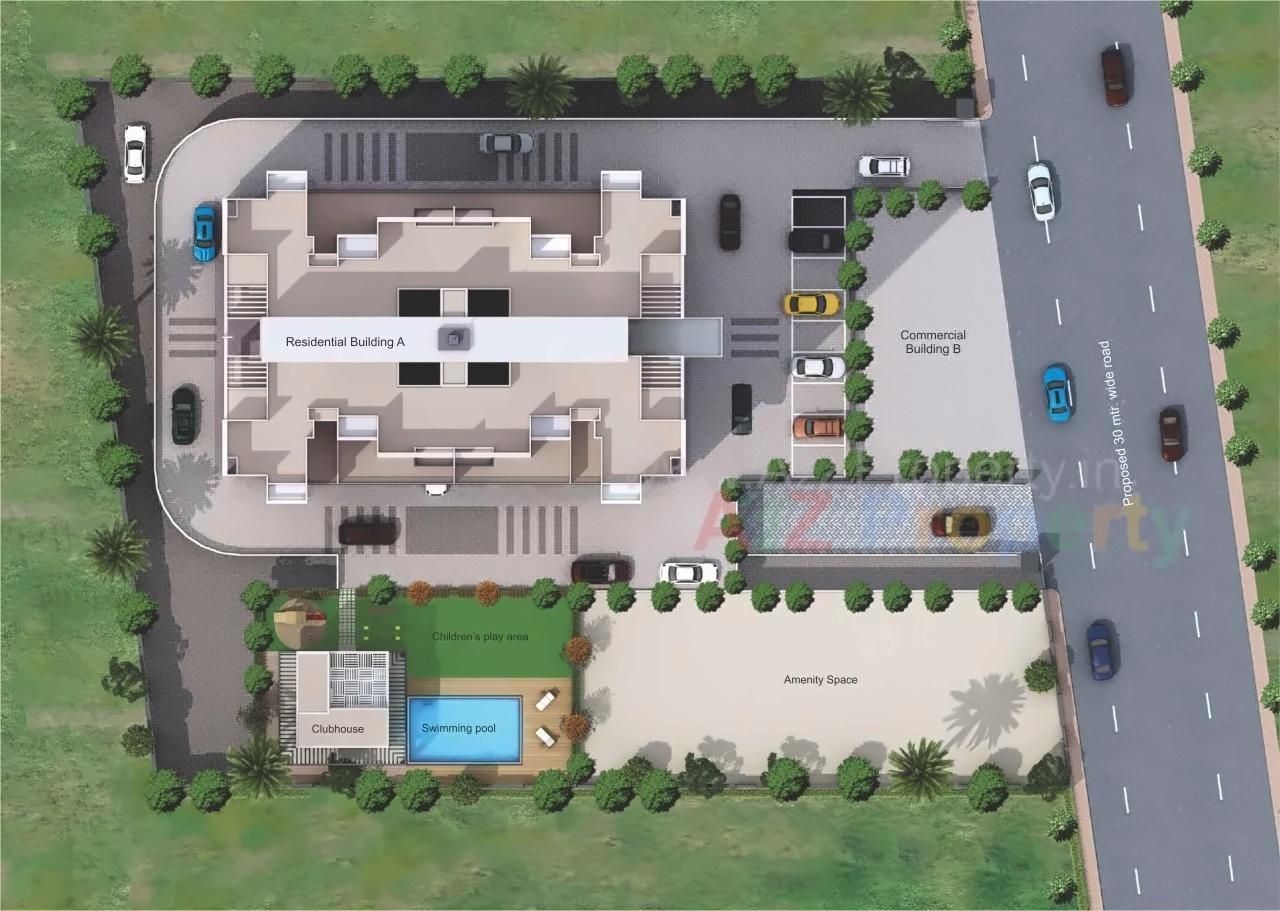 Layout of real estate project Reelicon Fairy Bell located at Sus, Pune, Maharashtra