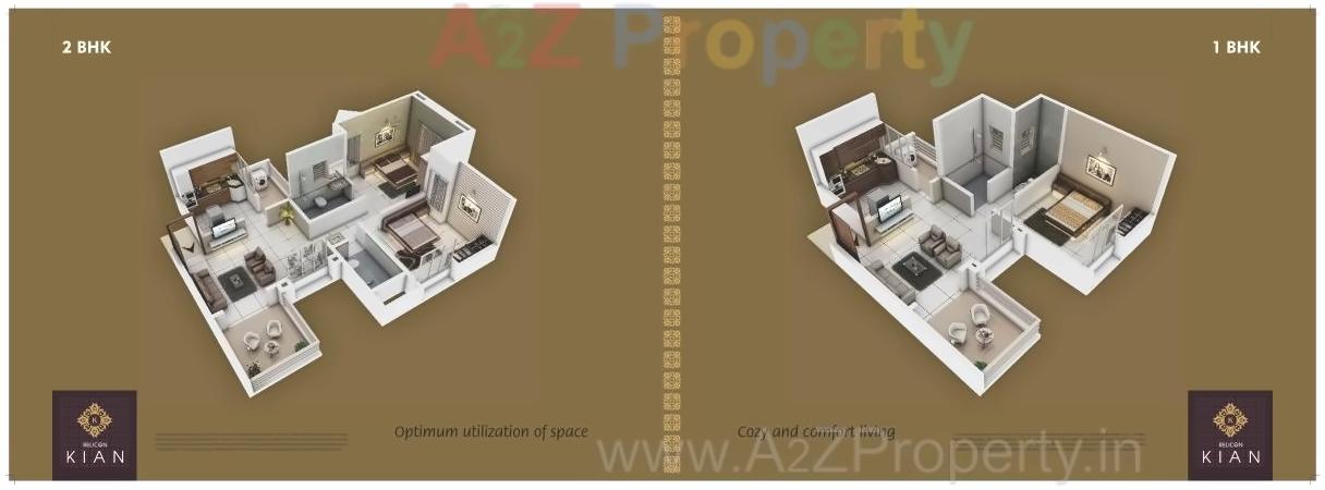 Layout of real estate project Reelicon Kian located at Ambegaon-bk, Pune, Maharashtra