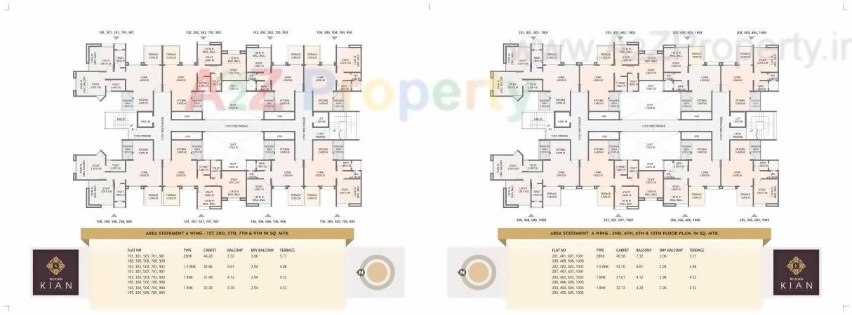Layout of real estate project Reelicon Kian located at Ambegaon-bk, Pune, Maharashtra