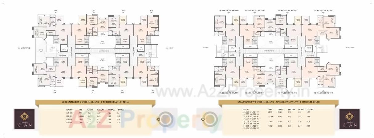Layout of real estate project Reelicon Kian located at Ambegaon-bk, Pune, Maharashtra