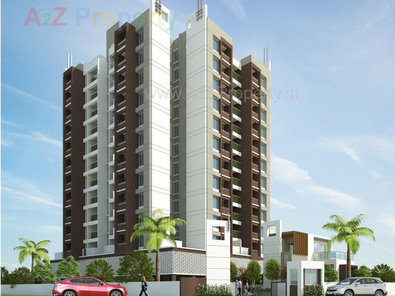 3D Elevation of real estate project Regalia located at Dhanori, Pune, Maharashtra