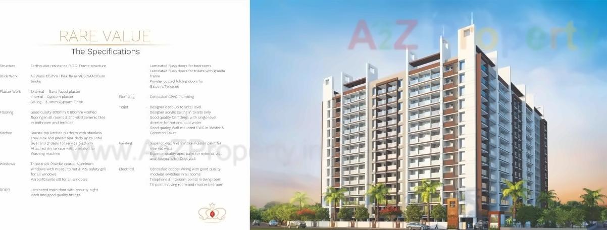 3D Elevation of real estate project Regalia located at Dhanori, Pune, Maharashtra