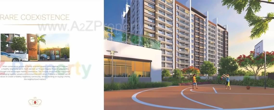 3D Elevation of real estate project Regalia located at Dhanori, Pune, Maharashtra