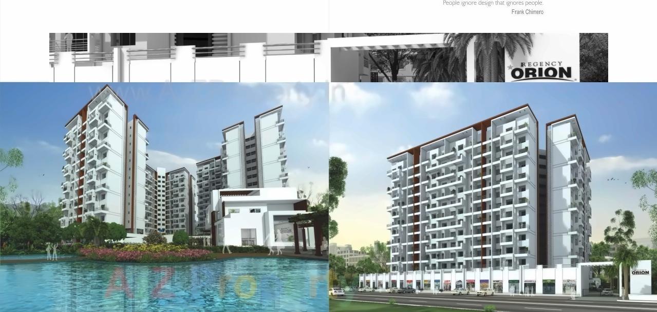 3D Elevation of real estate project Regency Orion located at Pune-m-corp, Pune, Maharashtra