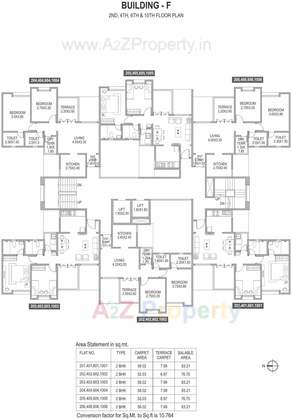 Layout of real estate project Richmond Park located at Pimpale-saudagar, Pune, Maharashtra
