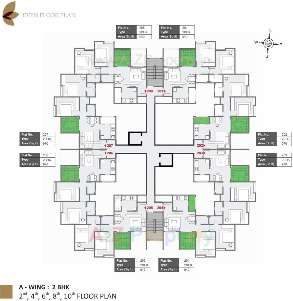 Layout of real estate project Richmond located at Mahalunge, Pune, Maharashtra