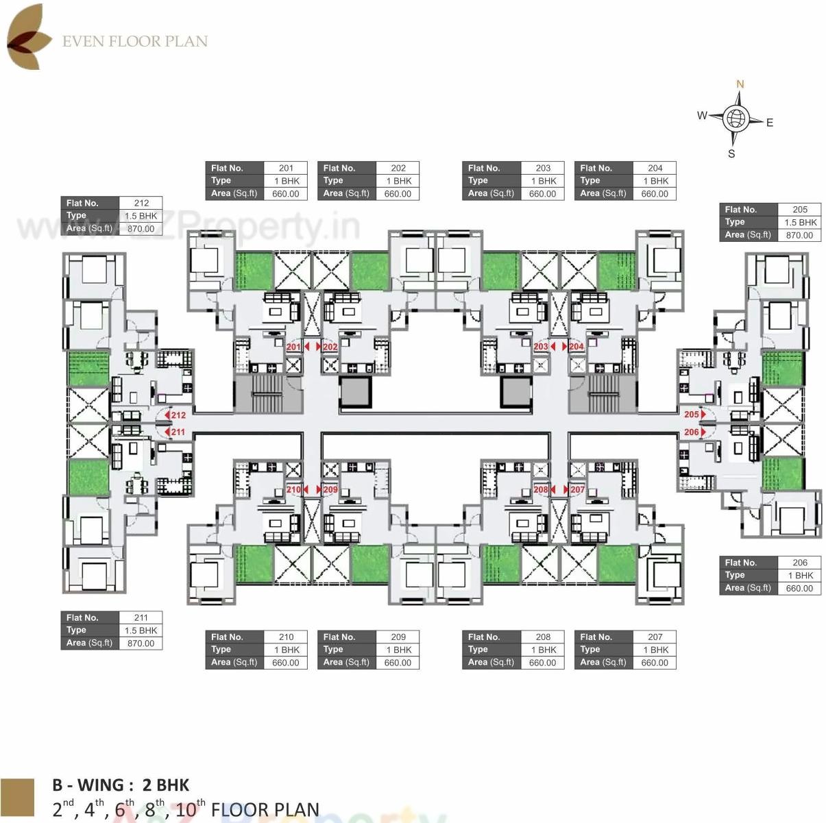 Layout of real estate project Richmond located at Mahalunge, Pune, Maharashtra