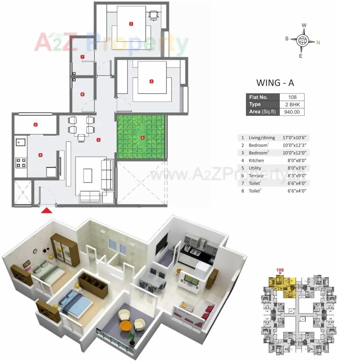 Layout of real estate project Richmond located at Mahalunge, Pune, Maharashtra