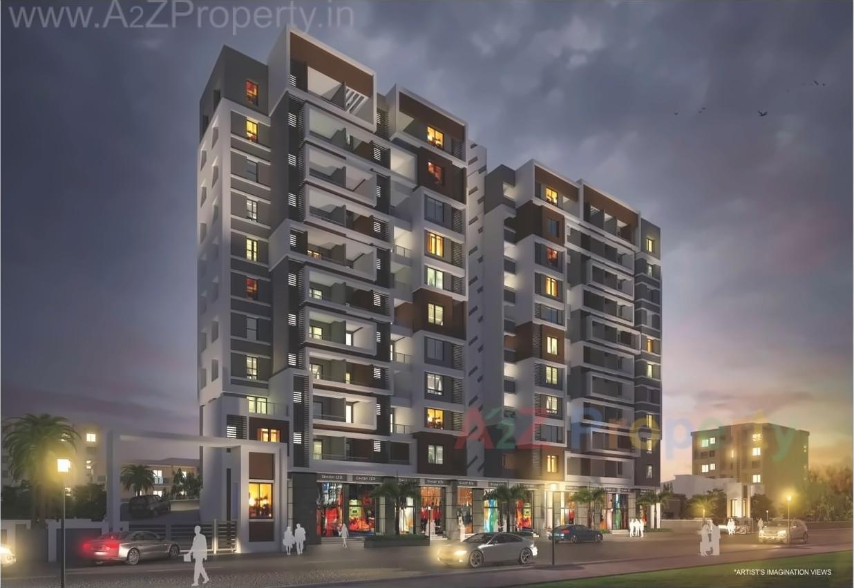 3D Elevation of real estate project Riddhi Siddhi Avenue located at Wakad, Pune, Maharashtra