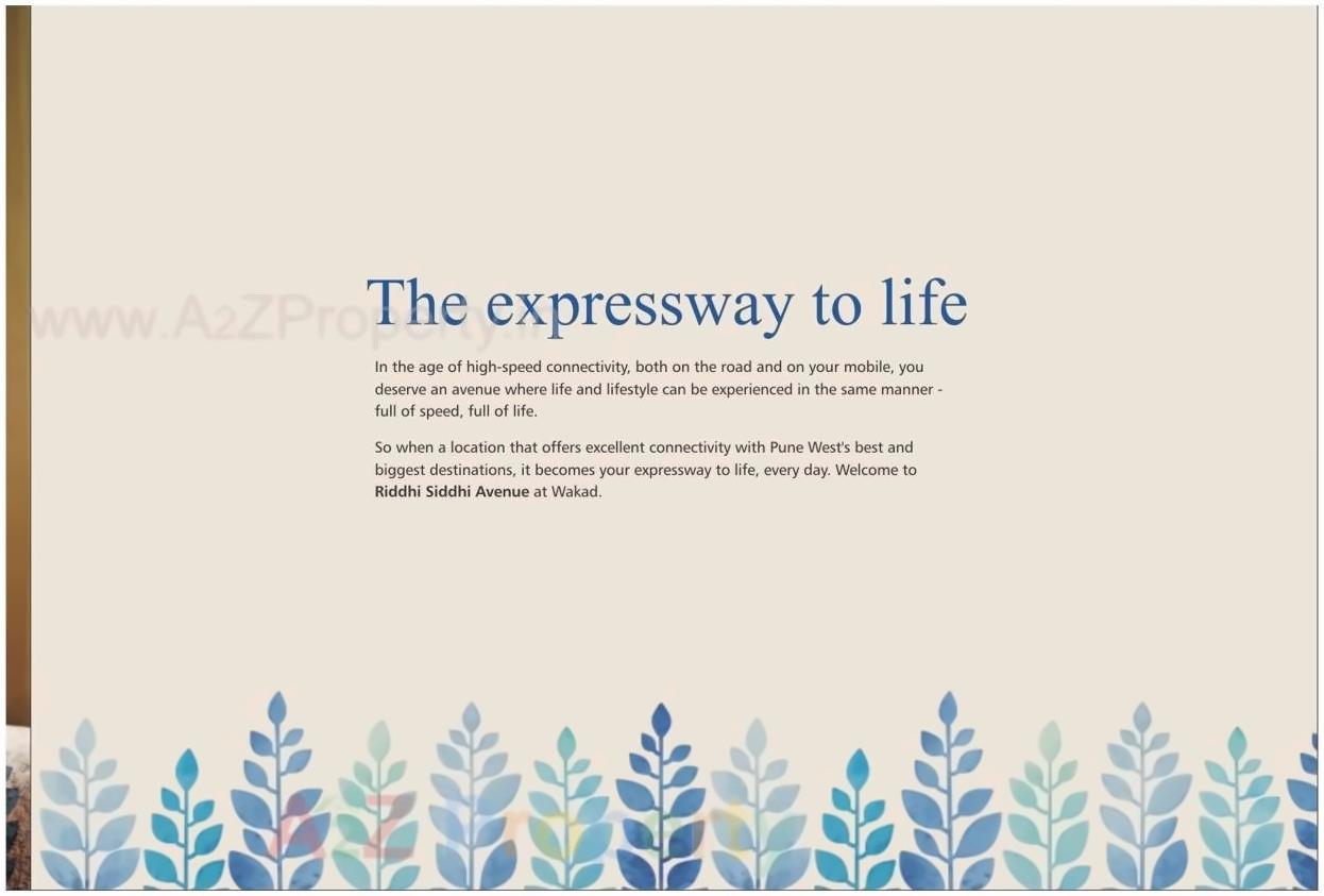  of real estate project Riddhi Siddhi Avenue located at Wakad, Pune, Maharashtra