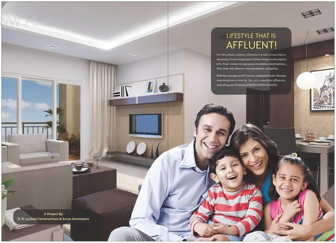 3D Elevation of real estate project Riddhi Siddhi Heights located at Wakad, Pune, Maharashtra