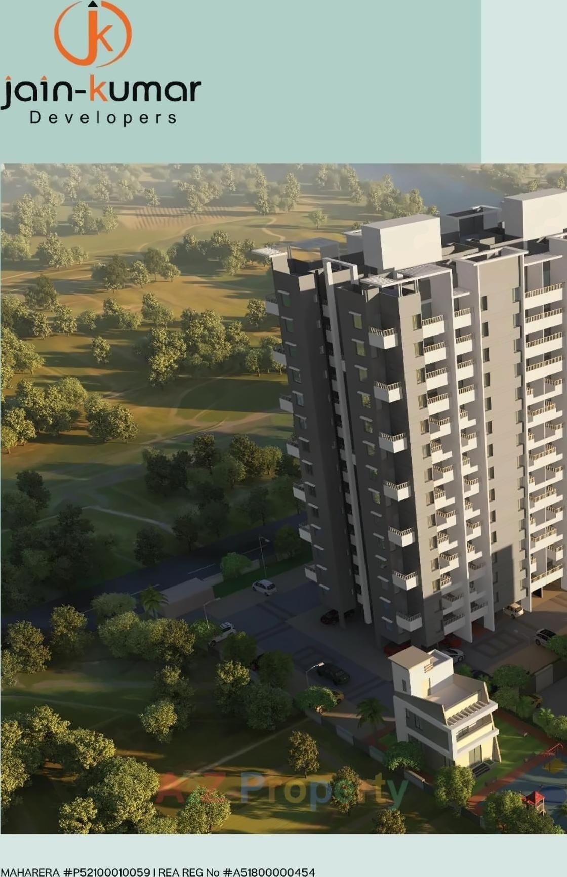 3D Elevation of real estate project Rio Greens located at Kasarsai, Pune, Maharashtra