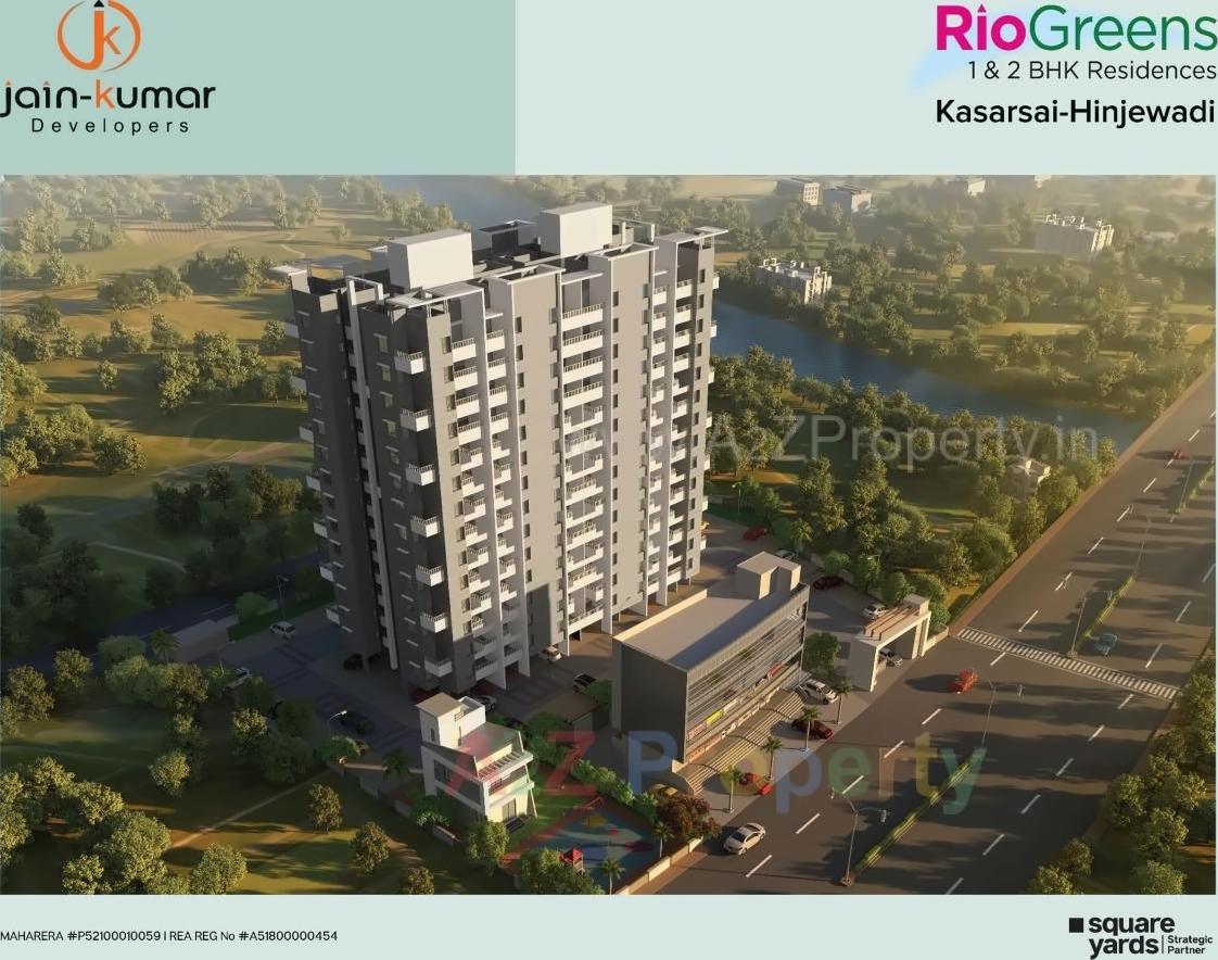 3D Elevation of real estate project Rio Greens located at Kasarsai, Pune, Maharashtra