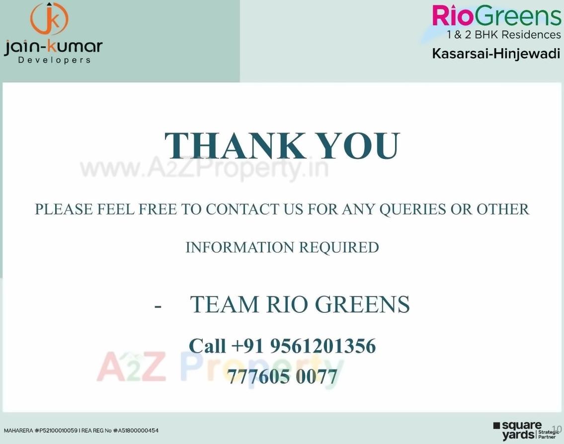  of real estate project Rio Greens located at Kasarsai, Pune, Maharashtra