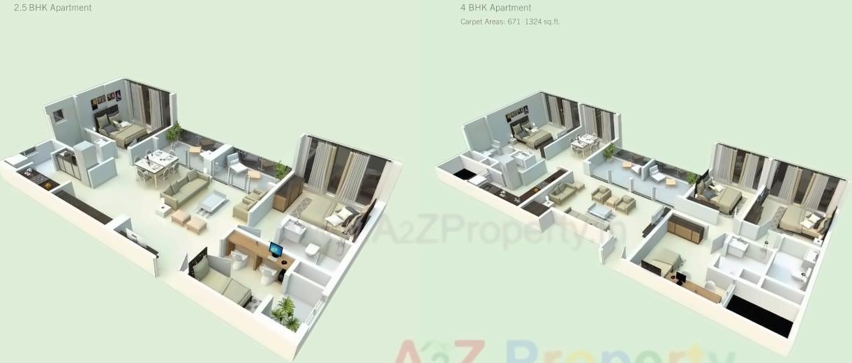 Layout of real estate project Riverdale Heights located at Kharadi, Pune, Maharashtra