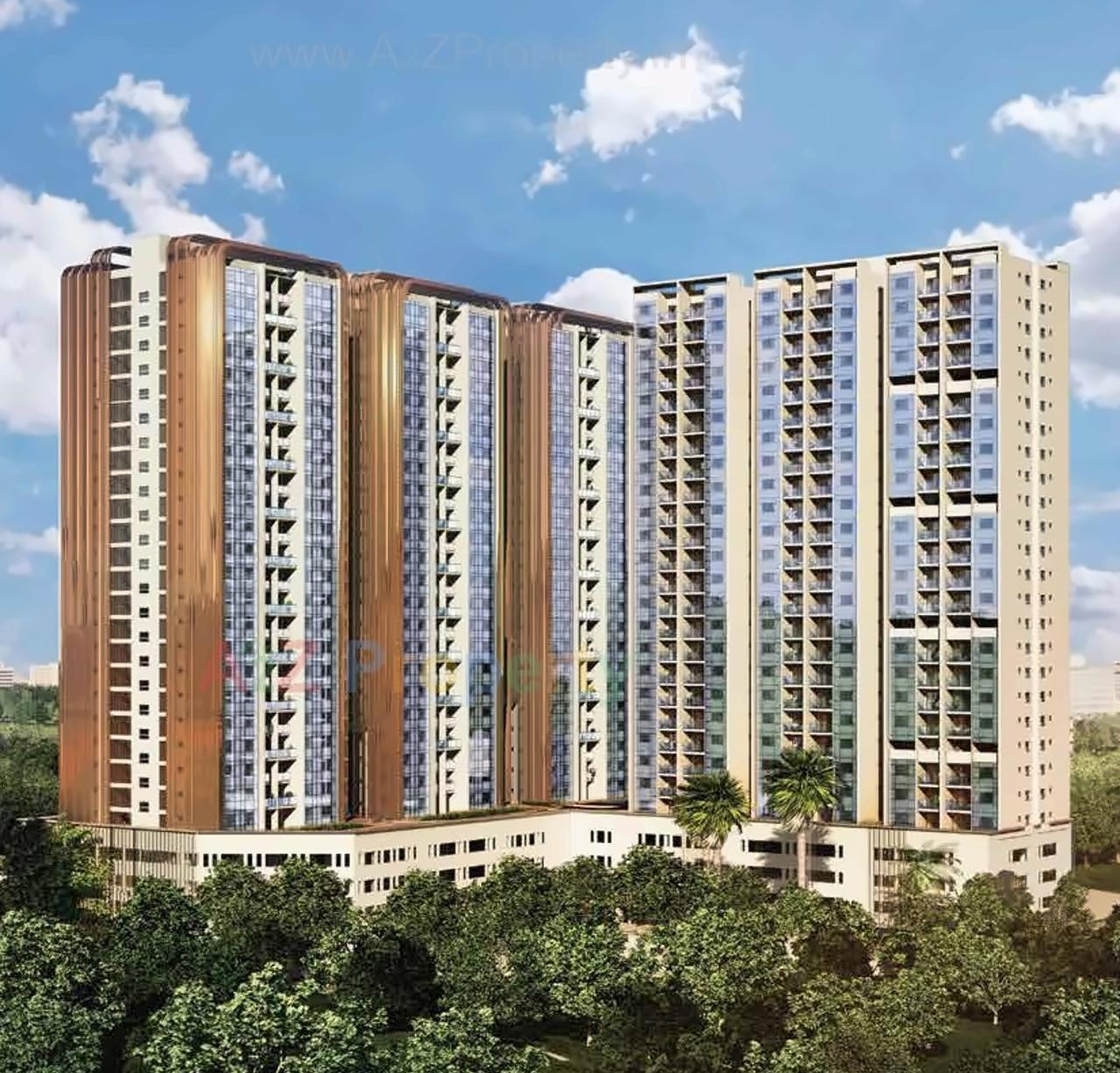 3D Elevation of real estate project Riverdale Heights located at Kharadi, Pune, Maharashtra
