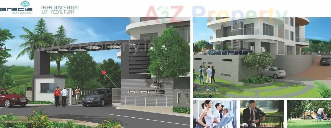 3D Elevation of real estate project Rk Gracia located at Bavadhan-bk, Pune, Maharashtra