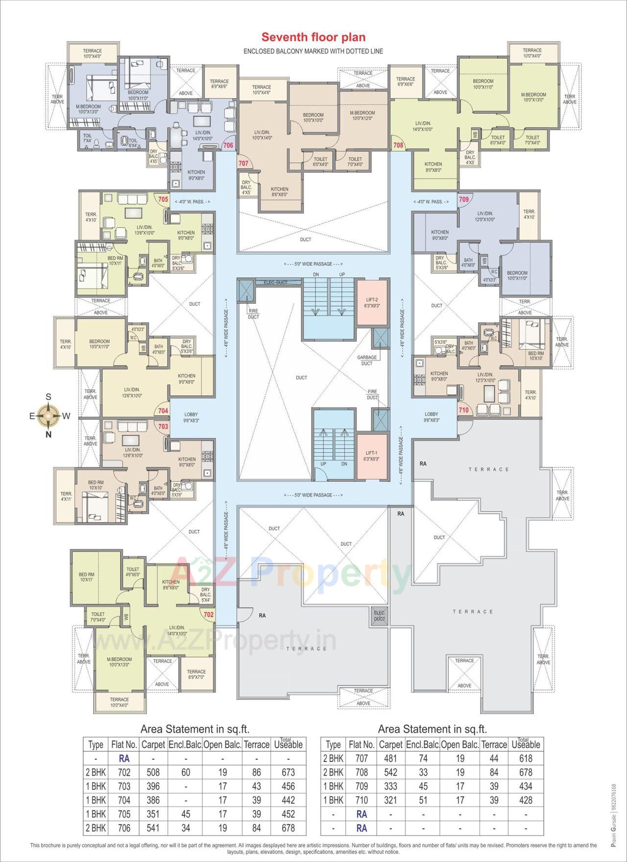 Floor Plans_rkl Anand_ph I 6 of real estate project Rkl Anand located at Pimpri-chinchawad-m-corp, Pune, Maharashtra