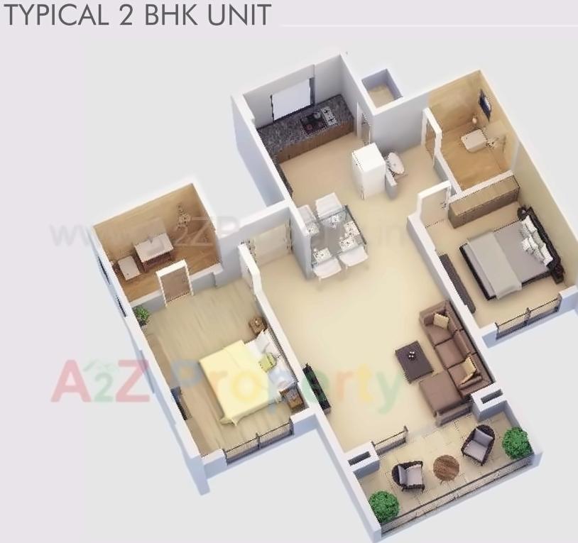Layout of real estate project Rohan Ishan A To 11 Floor located at Bavadhan-bk, Pune, Maharashtra