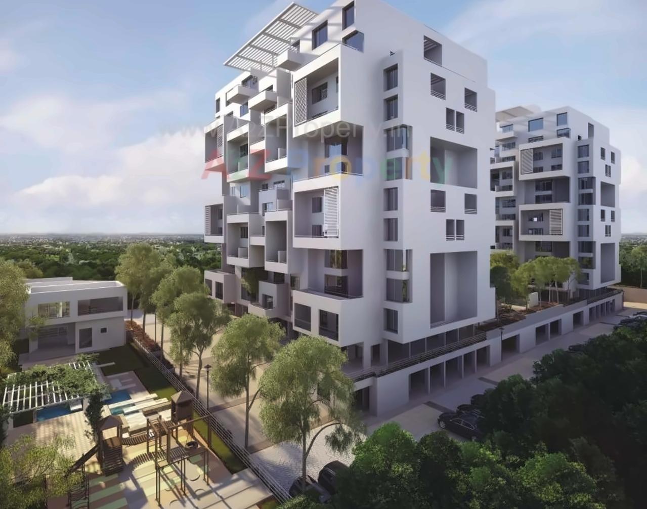 3D Elevation of real estate project Rohan Ishan A To 11 Floor located at Bavadhan-bk, Pune, Maharashtra