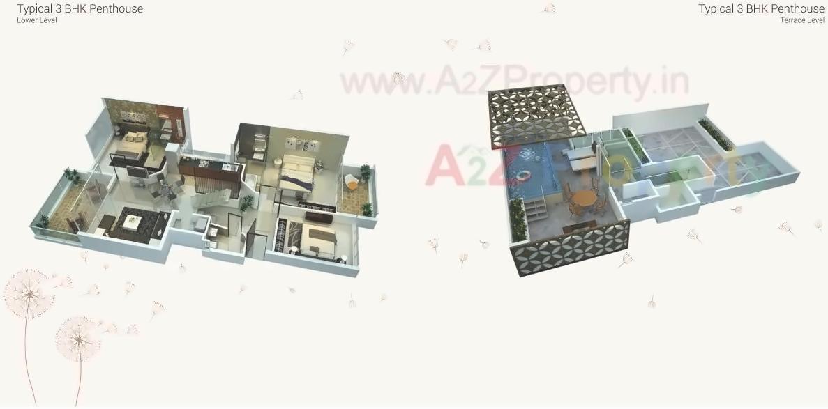 Layout of real estate project Rohan Leher located at Pune-m-corp, Pune, Maharashtra