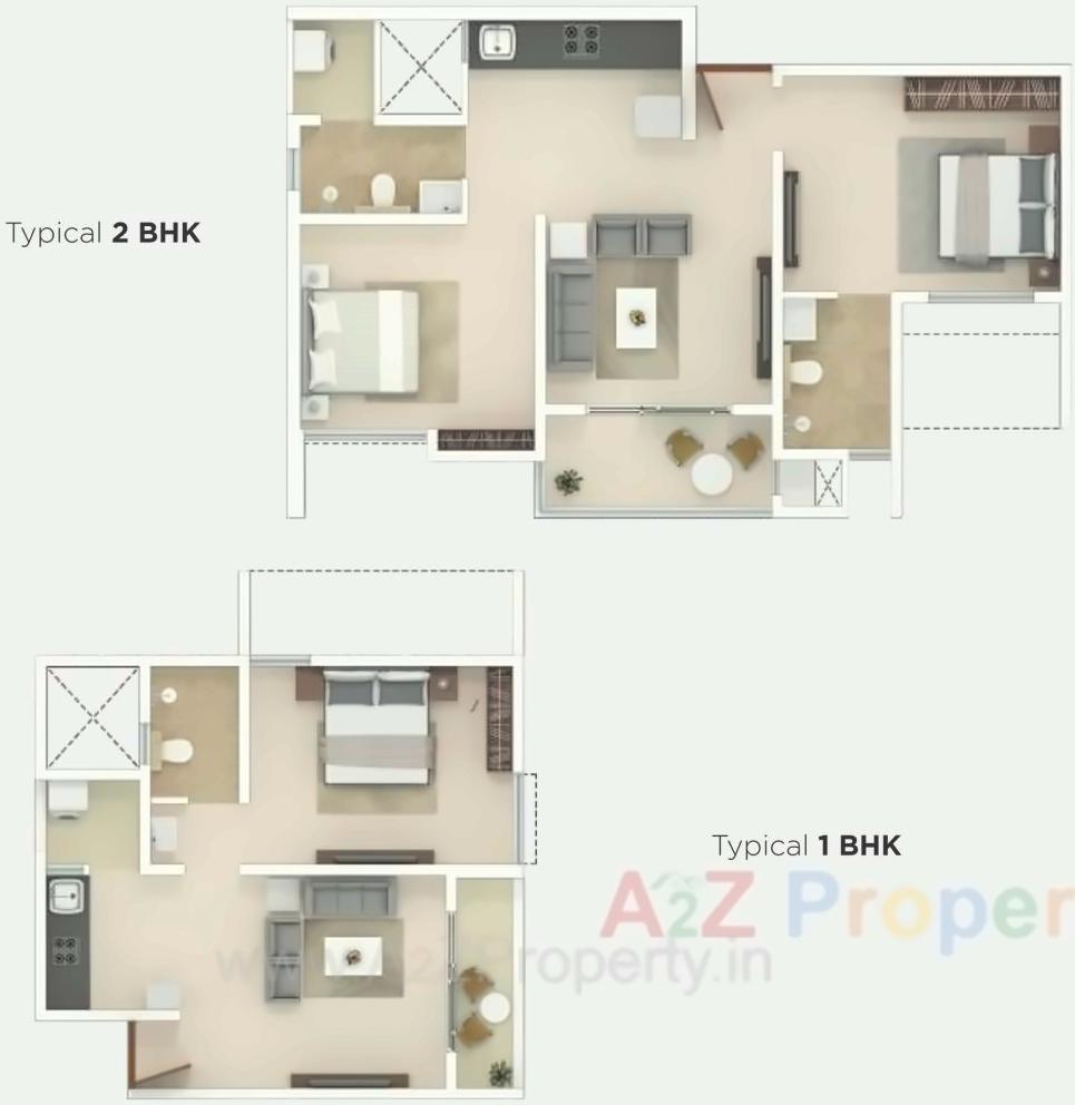 Layout of real estate project Rohan Leher located at Baner, Pune, Maharashtra