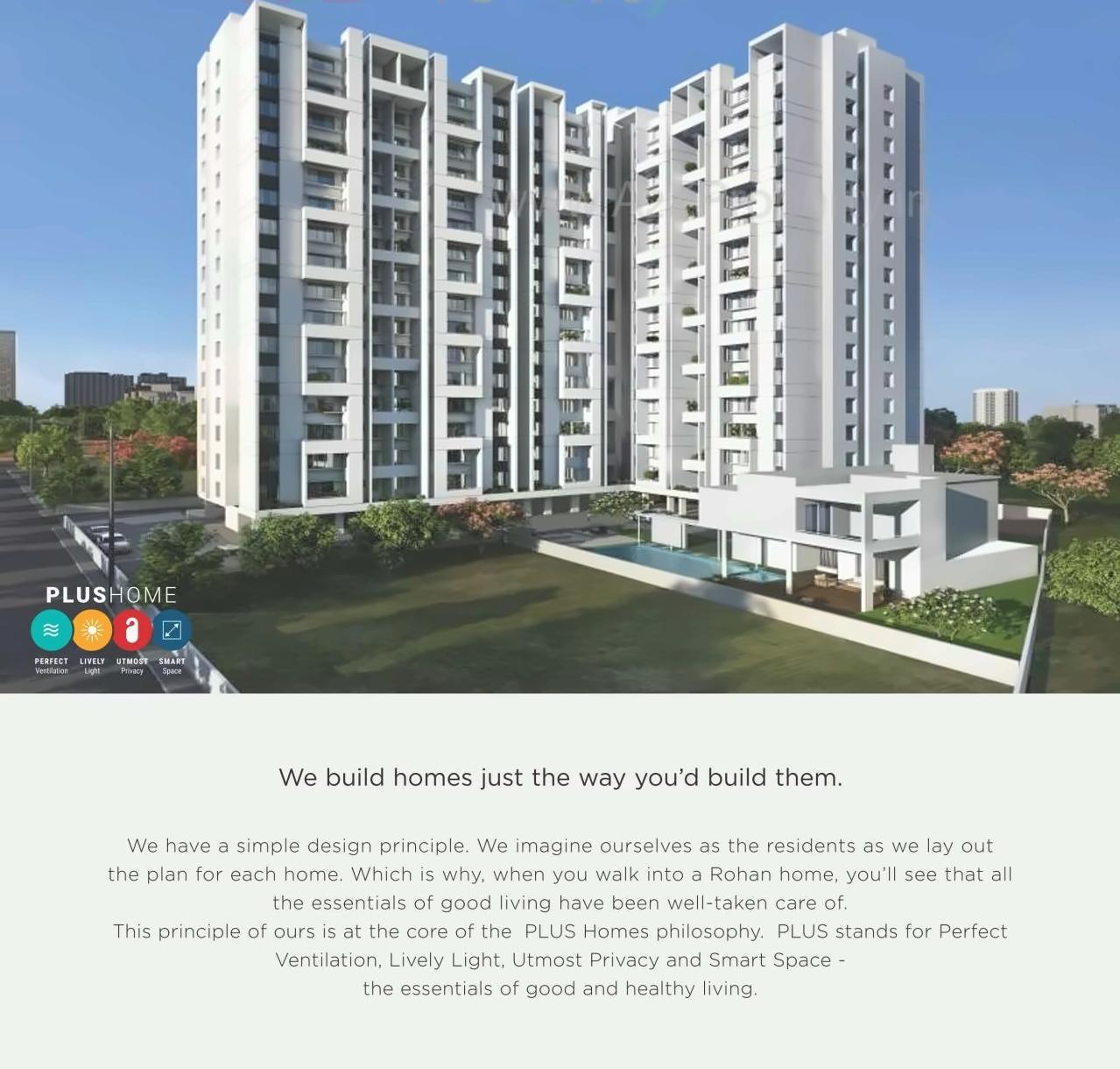 3D Elevation of real estate project Rohan Leher located at Baner, Pune, Maharashtra