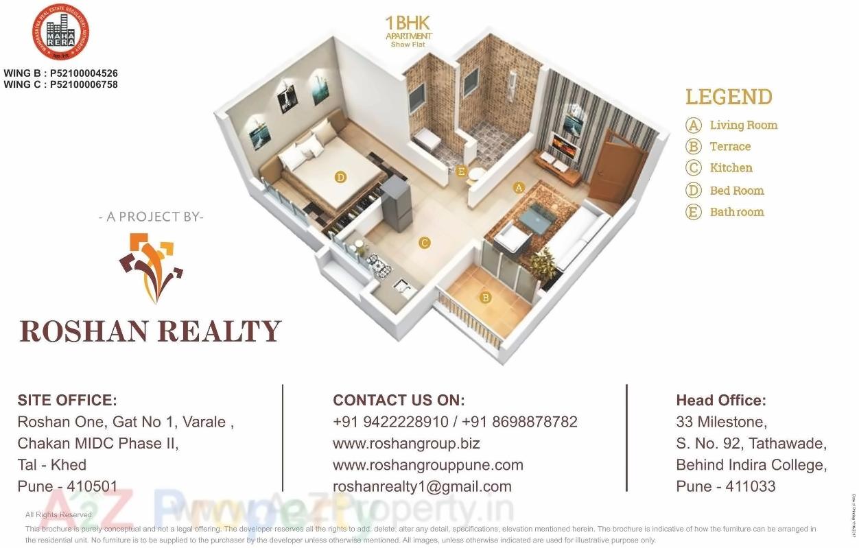 Image 11189 8 of real estate project Roshan One located at Varale, Pune, Maharashtra
