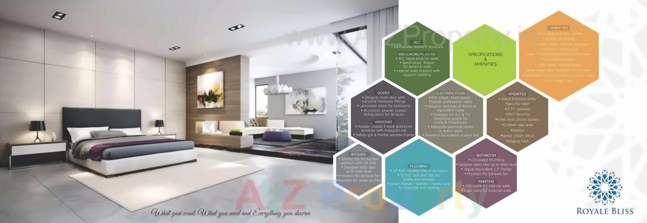 3D Elevation of real estate project Royal Bliss located at Pimpri-chinchawad-m-corp, Pune, Maharashtra