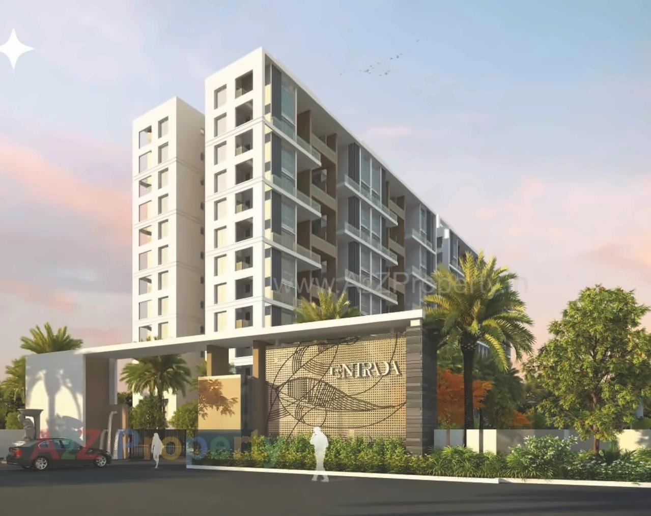 3D Elevation of real estate project Royal Entrada located at Wakad, Pune, Maharashtra