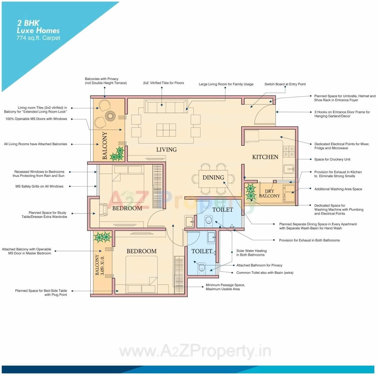 Layout of real estate project Royal Exotica located at Kondhwa-bk, Pune, Maharashtra