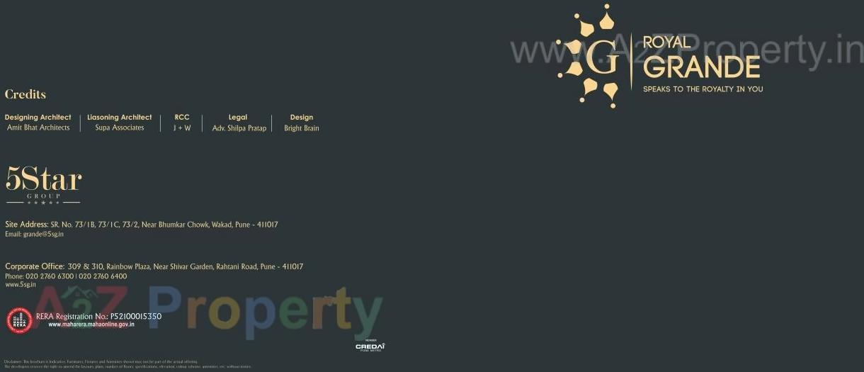  of real estate project Royal Grande located at Wakad, Pune, Maharashtra