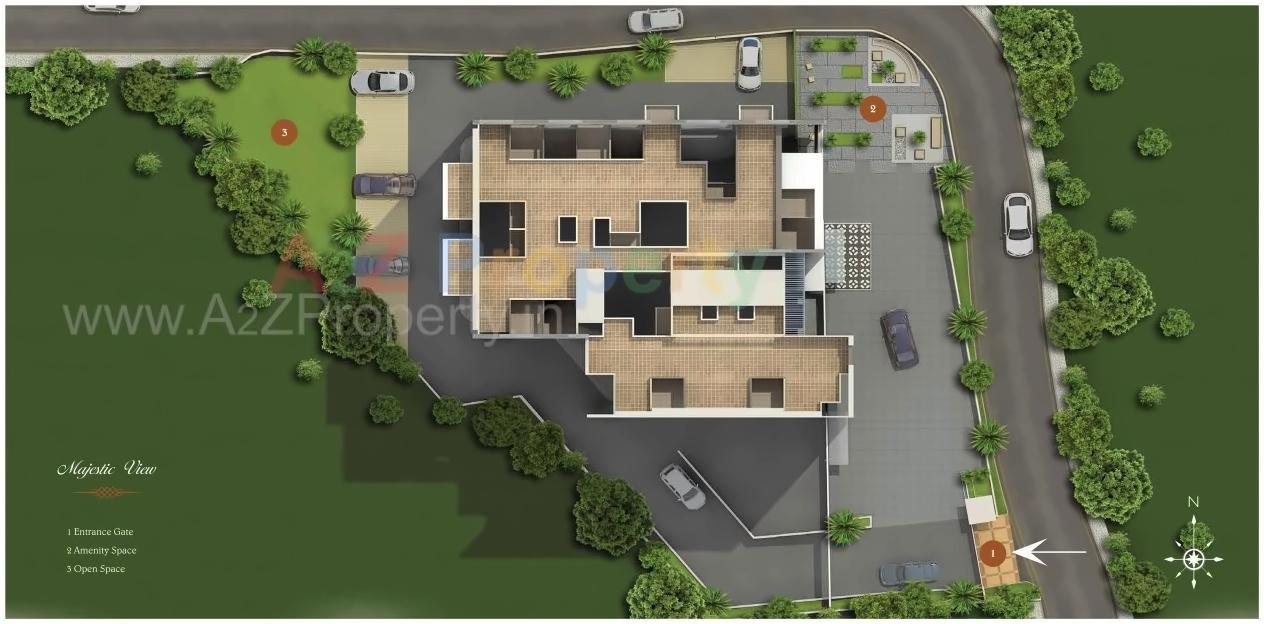 Layout of real estate project Royal Majestic located at Pimpri-chinchawad-m-corp, Pune, Maharashtra