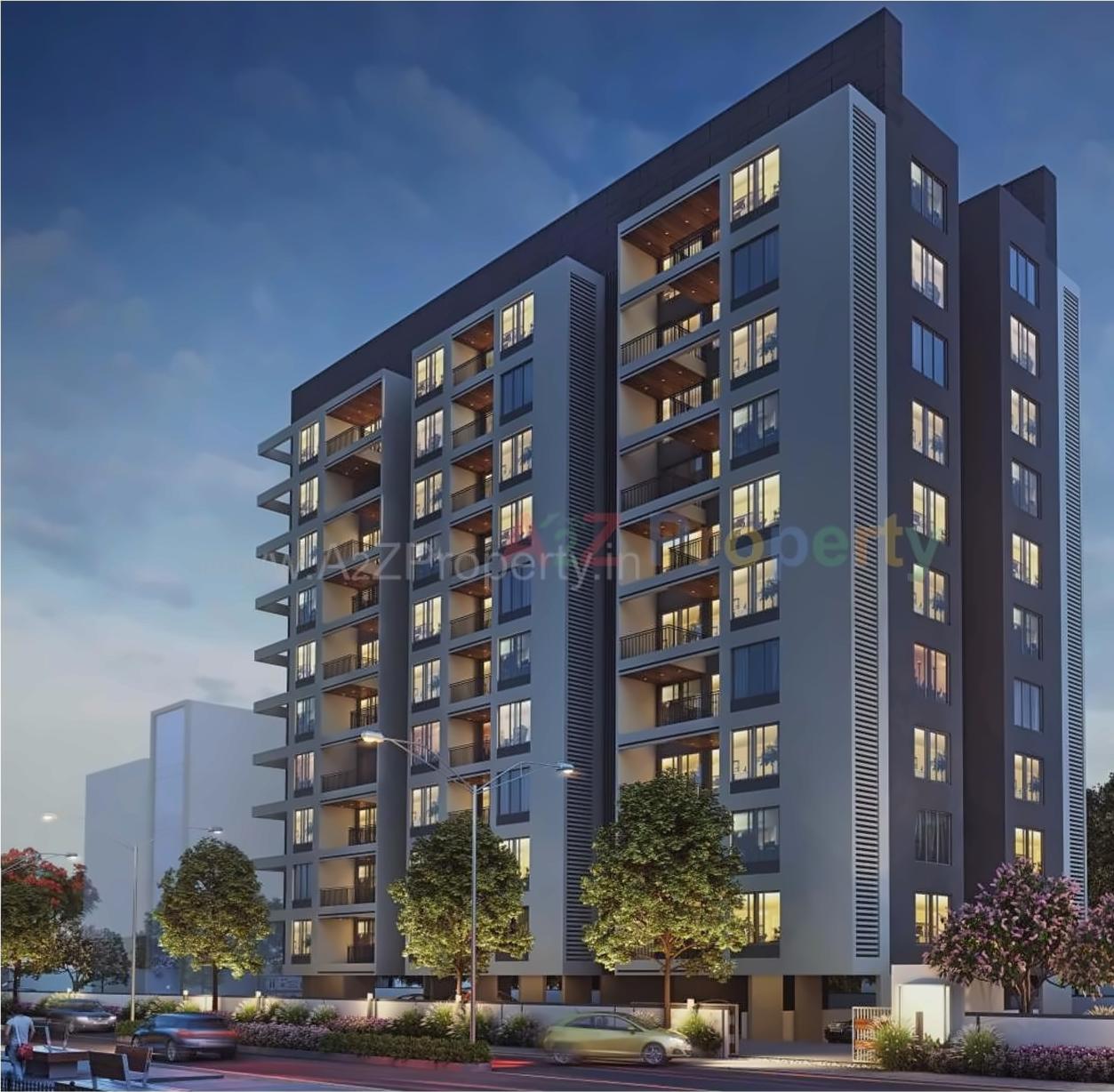 3D Elevation of real estate project Royal Mystic located at Pimpri-chinchawad-m-corp, Pune, Maharashtra