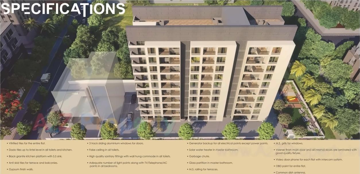 3D Elevation of real estate project Royal Mystic located at Pimpri-chinchawad-m-corp, Pune, Maharashtra