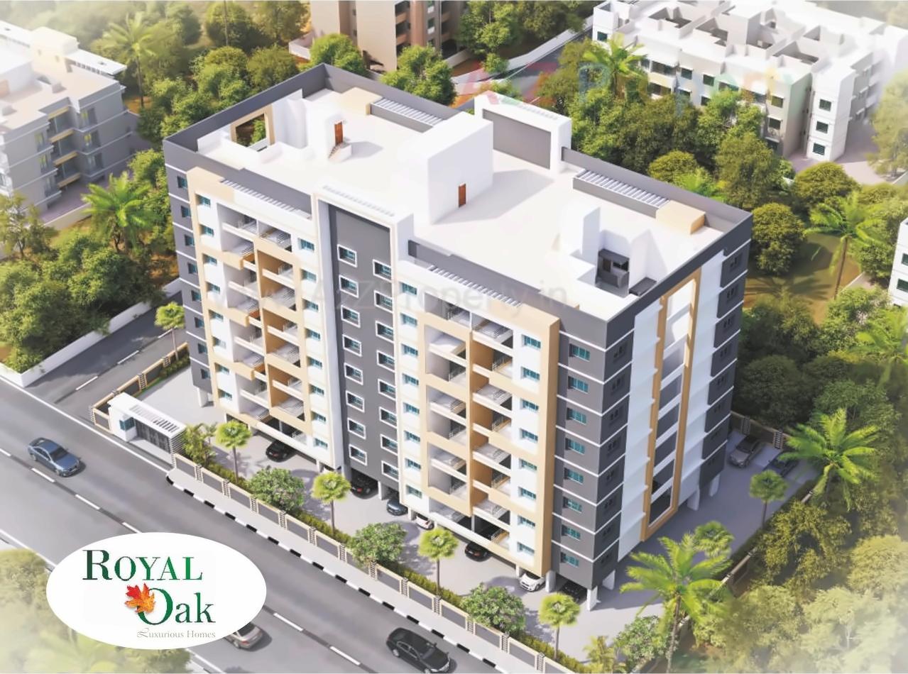 3D Elevation of real estate project Royal Oak located at Wakad, Pune, Maharashtra